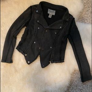 American Rag Juniors XS moto sweater jacket